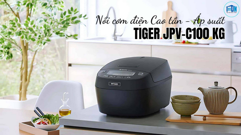 Nồi cơm cao tần Tiger JPV-C100 KG Dung t&iacute;ch 1L